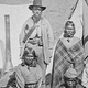 Winema (Tobey) Riddle, a Modoc, and husband Frank (left), 1873 (National Archives 165-MM-1624)